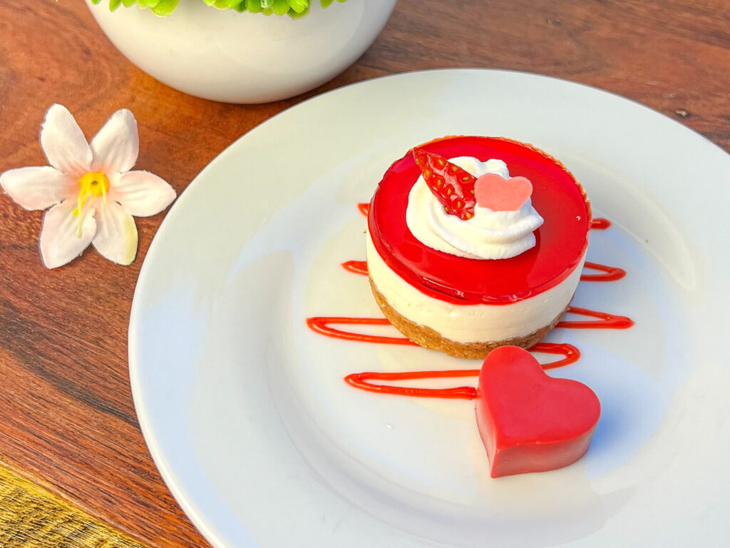 Pay de queso, parte de las recetas para San Valentín