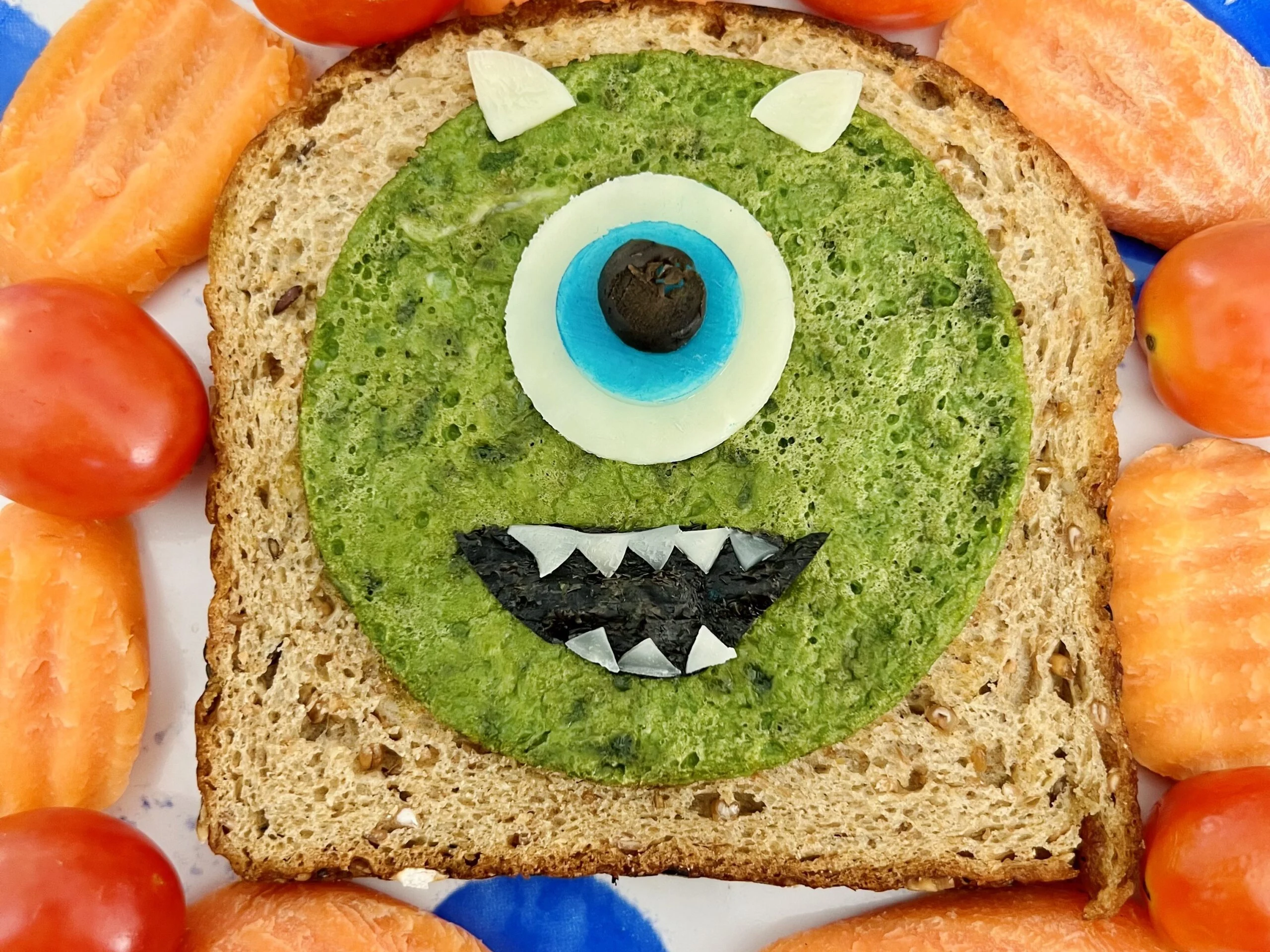 Desayuno inspirado en Mike Wazowski