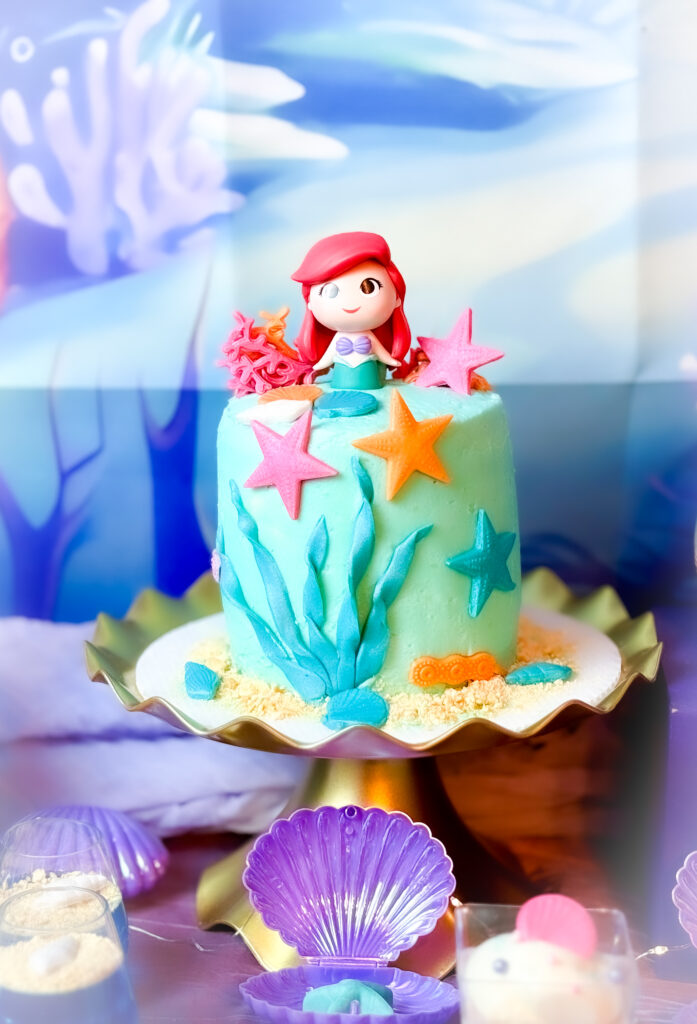 Pastel de La Sirenita